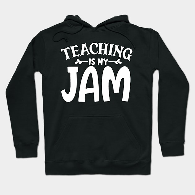 Homeschool Teacher Teaching is my Jam DLP Distance Learning Plan Hoodie by StacysCellar